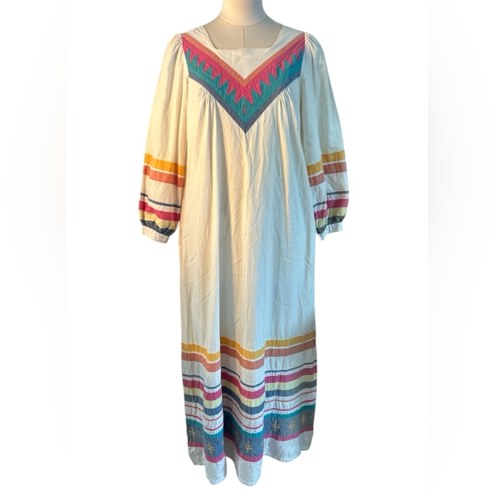 70’s Neiman Marcus Bohemian Aztec Dress